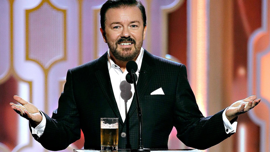 Ricky Gervais volverá a ser el anfitrión de los Globos de Oro