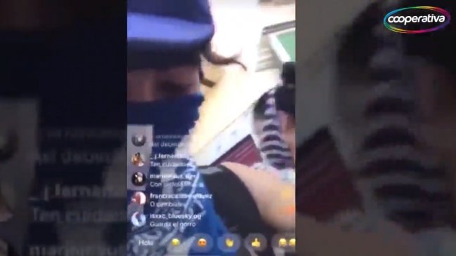 Adolescente transmitió en redes sociales un ataque a Carabineros y fue detenido