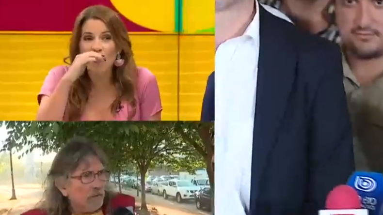 Hombre sorprendió con directa y garabatera intervención en vivo