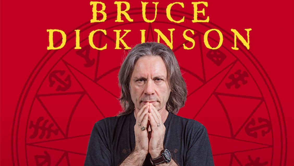 Bruce Dickinson volverá al país a hablar de su autobiografía 