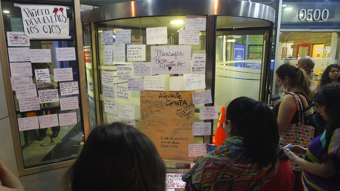 Gustavo Gatica fue operado otra vez en la Clínica Santa María