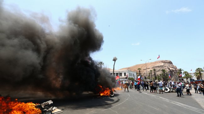 Balance oficial sumó muerte de niño durante manifestaciones en Arica