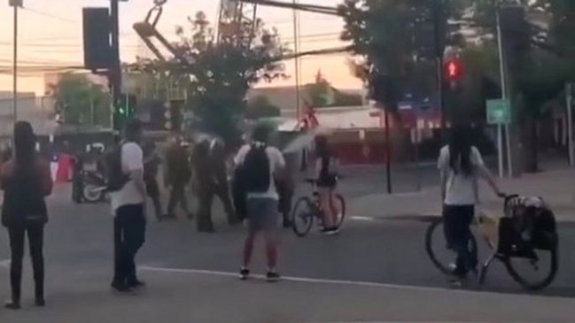 Indignación en Chillán por caso de universitaria que recibió un chorro de gas pimienta