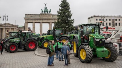  Alemania: Agricultores protestan por medidas adoptadas por el gobierno  