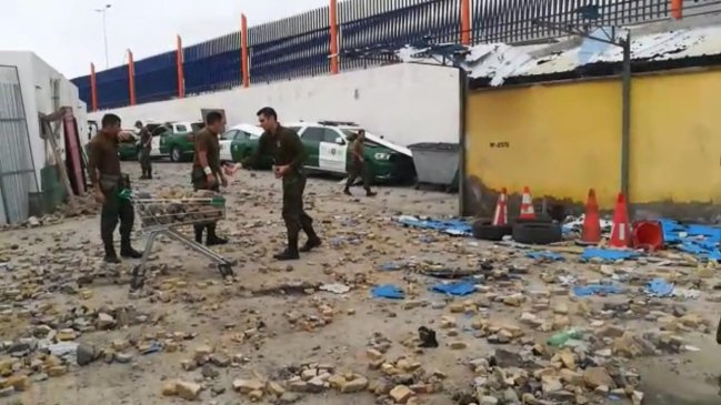 Subcomisaría Antofagasta Norte sufrió graves destrozos tras ataque