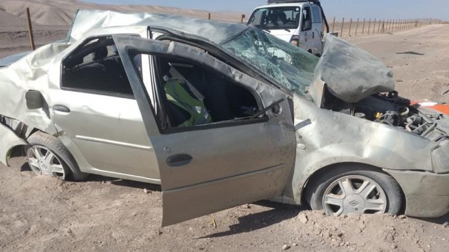 Mujer murió en accidente de tránsito en la Región de Antofagasta