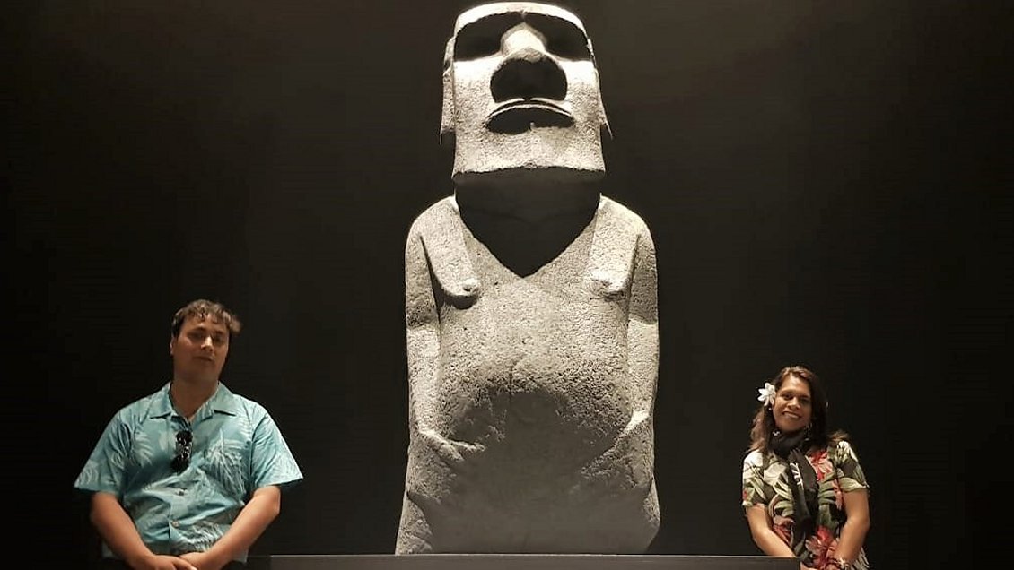 Moai de casi tres metros de altura representará a Rapa Nui en la COP25