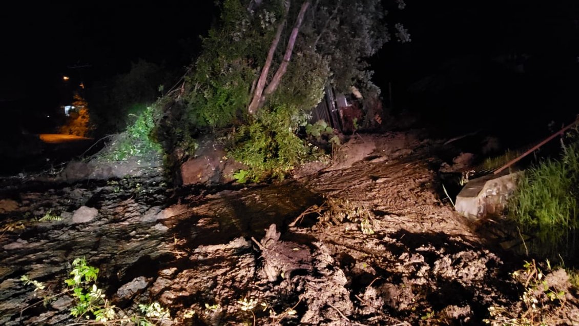 Altas precipitaciones e intervención de terceros en el terreno pudieron haber provocado aluvión