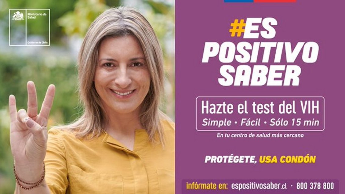 Ministerio de Salud lanzó campaña comunicacional para prevención del VIH