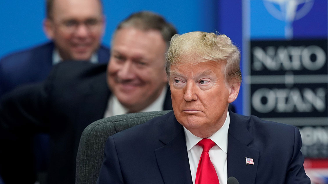 Trump se enojó por supuestas burlas de líderes de la OTAN y canceló conferencia