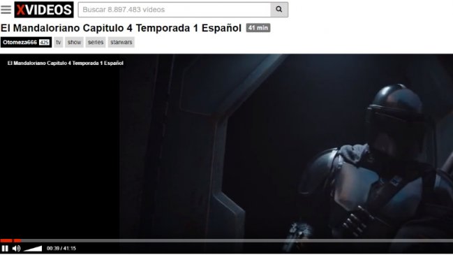 Usuario chileno pirateó The Mandalorian y lo subió a famoso sitio porno