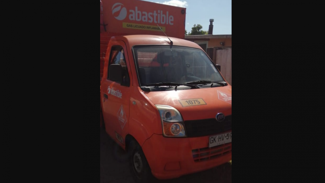 Recuperan camión distribuidor de gas robado en Padre Las Casas
