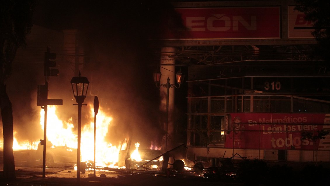 Detuvieron a ex bombero acusado de provocar incendios durante disturbios en Rancagua