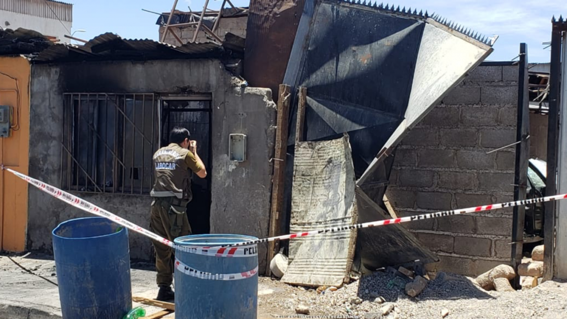 Calama: Presuntos responsables de incendio fueron detenidos