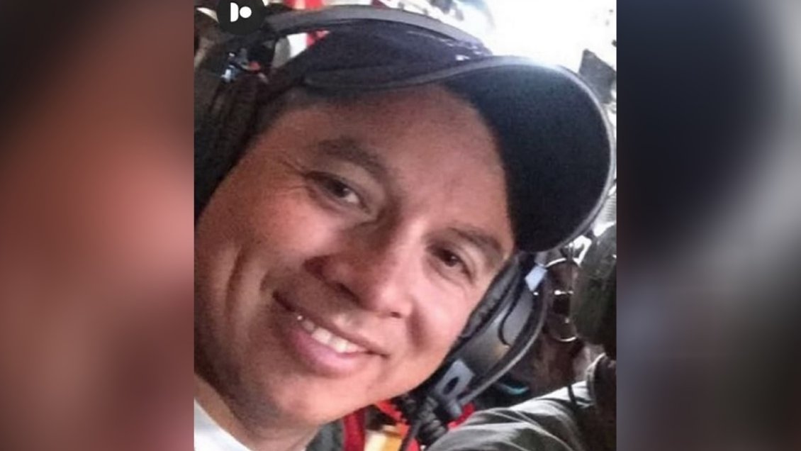 Familia de Guillermo Figueroa, ingeniero de vuelo del Hércules: 