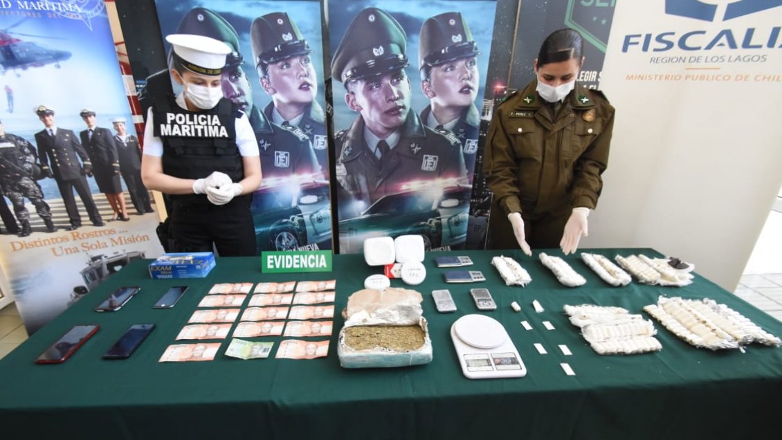 Siete narcos fueron detenidos cuando navegaban desde Puerto Montt a Puerto Natales