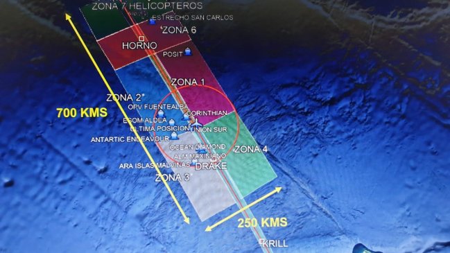 Intendencia confirmó hallazgo de restos humanos en zona de búsqueda del avión FACh