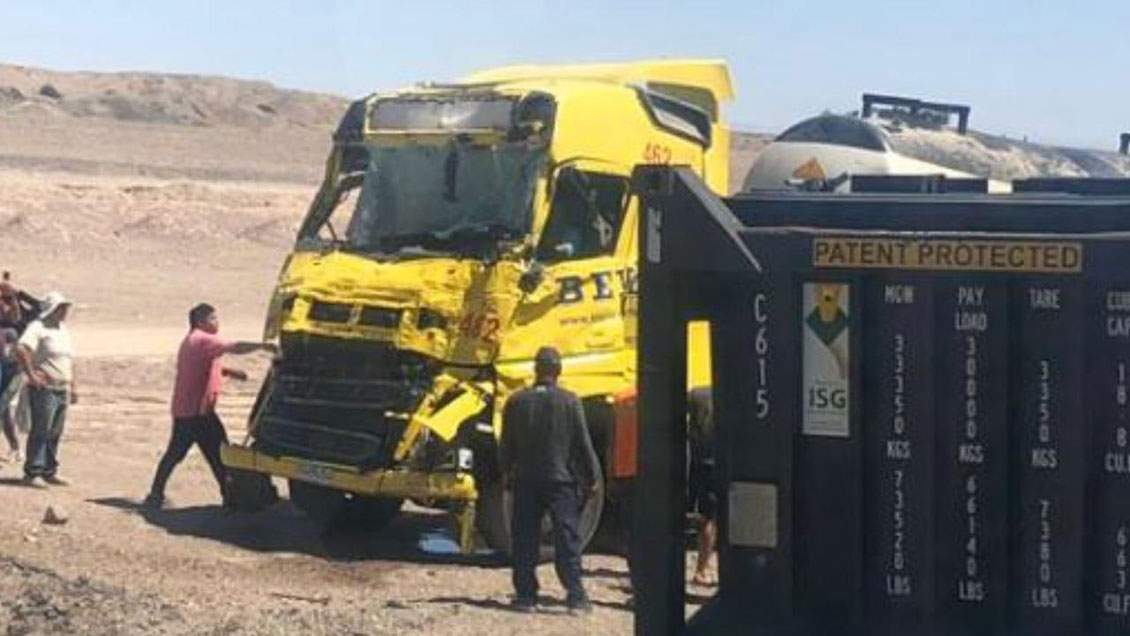 Accidente múltiple deja seis personas lesionadas en ruta de Calama