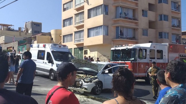 Una persona fallecida dejó colisión en sector centro de Antofagasta