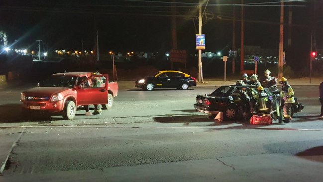 Maipú: Dos lesionados dejó colisión en Camino a Melipilla con Tres Poniente