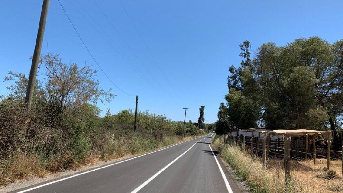 Inauguran pavimentación de camino rural Ranquilco en Litueche