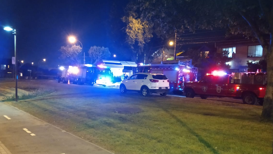 Emanación de gas motiva amplio operativo de Bomberos en Concepción