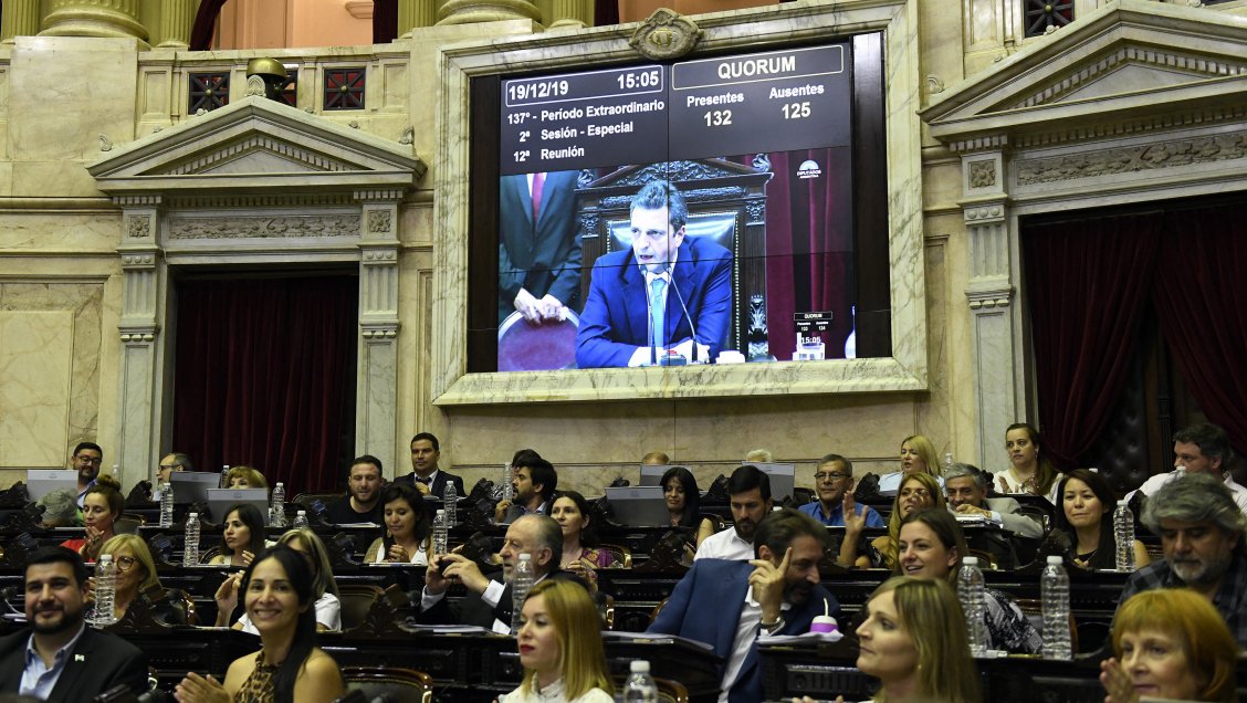 Diputados argentinos aprobaron ley de Solidaridad que debe ratificar el Senado