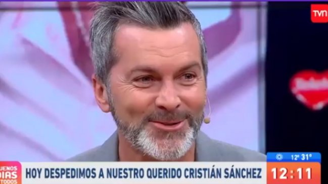 La emotiva despedida de Cristián Sánchez del 
