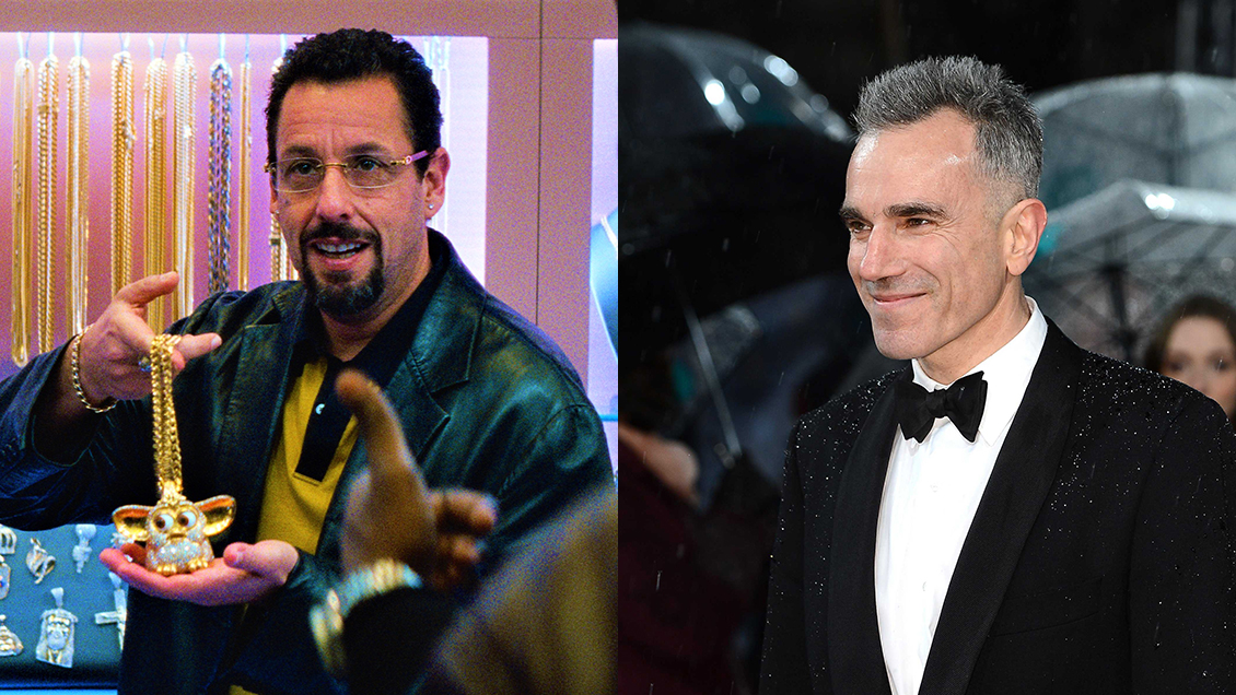 Adam Sandler recibió inesperadas felicitaciones de Daniel Day-Lewis por “Uncut Gems”
