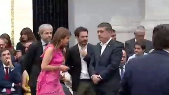 Presidenta de la UDI ignoró a su par de RN en La Moneda