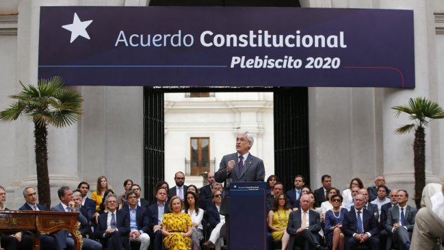Presidente Piñera promulga reforma a la Constitución que permite el inicio del proceso constituyente