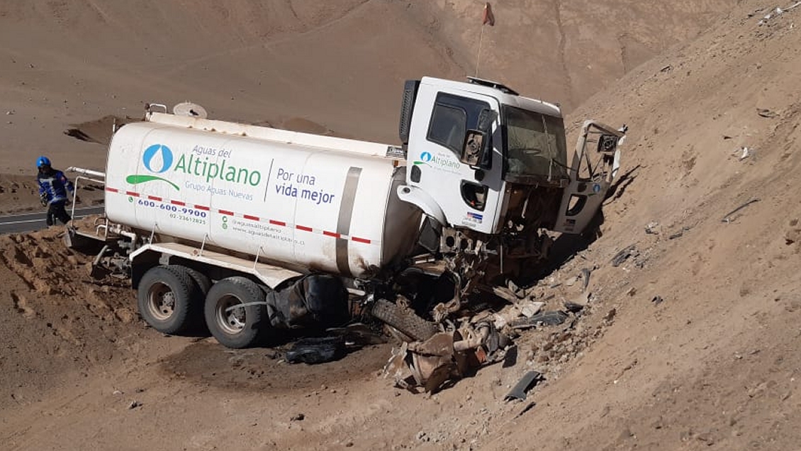 Conductor de un camión falleció en accidente de tránsito en Pisagua