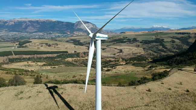 Investigan caída de un aerogenerador en parque eólico Alto Baguales en Coyhaique