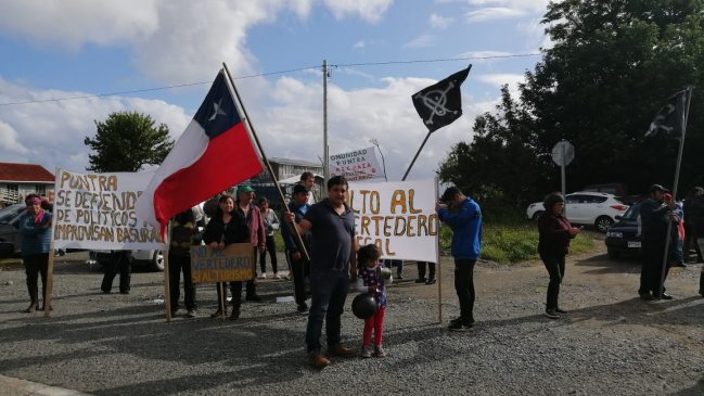 Vecinos de Ancud van a la Justicia para detener obras de vertedero