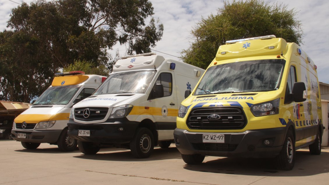 Servicio de Salud O'Higgins dispone de vehículos de recambio ante baja de móviles SAMU