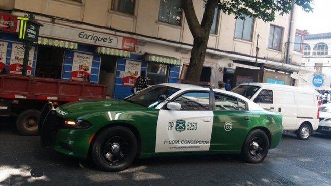 Investigan homicidio en pleno centro de Concepción