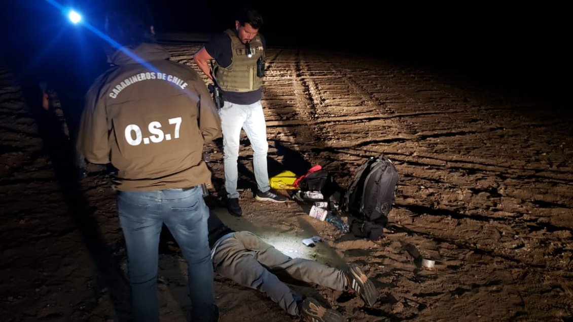 Con 11 kilos de marihuana fue sorprendido un sujeto que ingresó ilegalmente a Chile