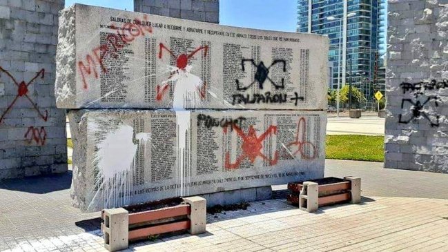 Concepción: Familiares denuncian ante Fiscalía ataque a memorial de víctimas de la dictadura