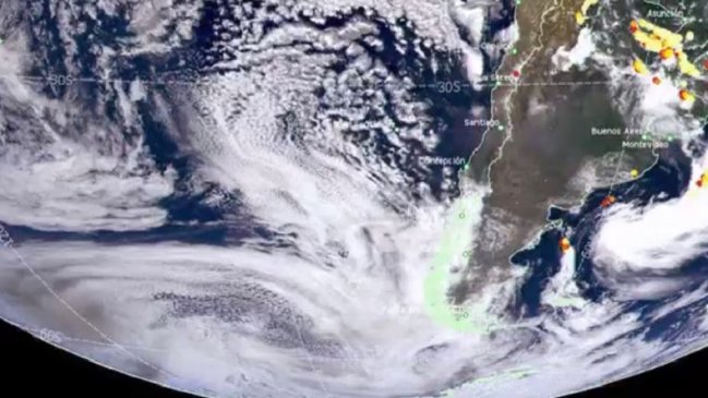 Humo de los incendios forestales de Australia llegó a Chile