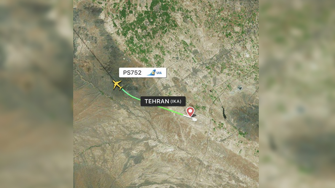 Avión ucraniano se estrelló en Teherán sin sobrevivientes