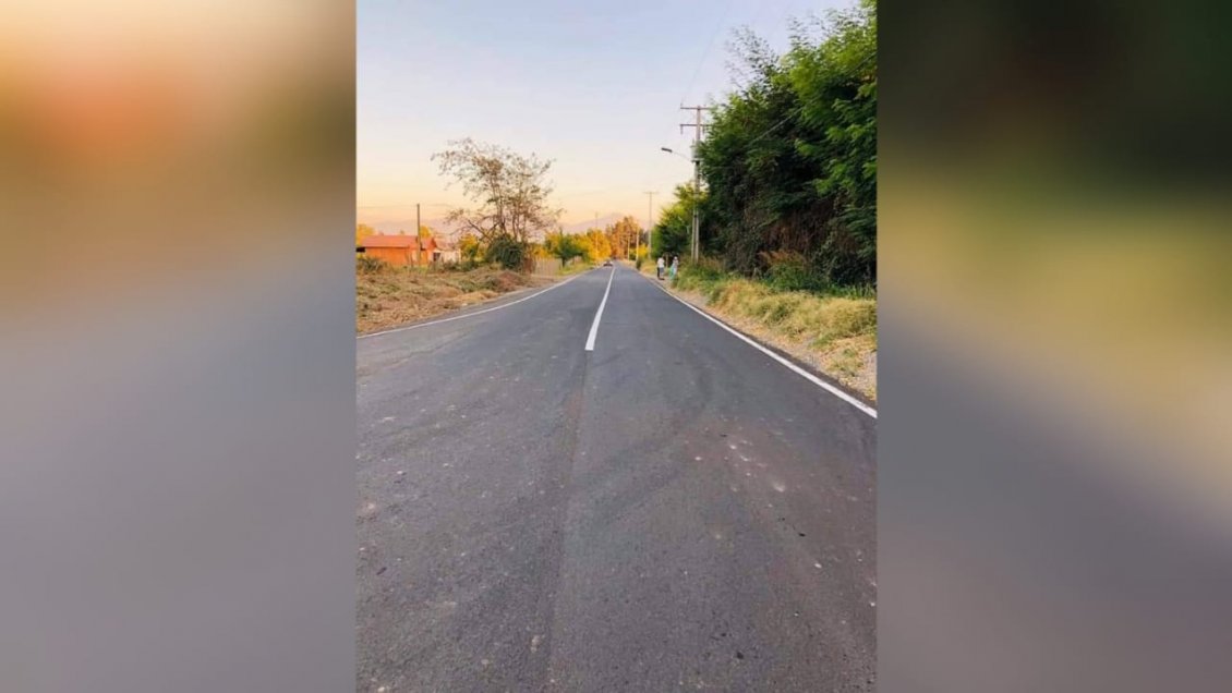 Inauguran pavimentación de camino rural en Chimbarongo