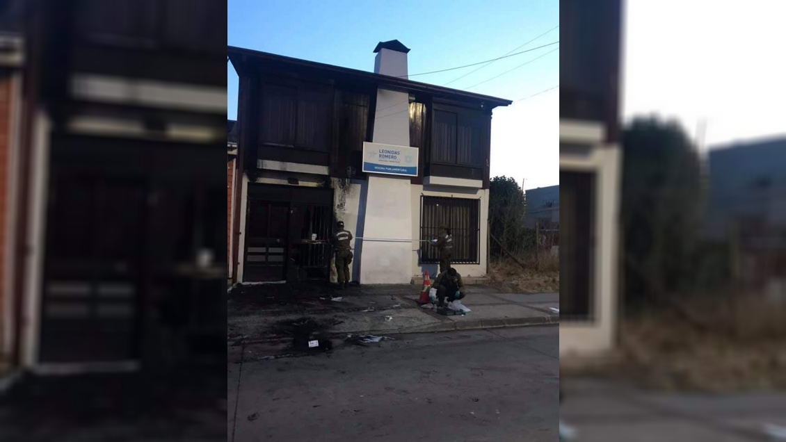 Sede de diputado de RN sufrió un atentado incendiario en Coronel