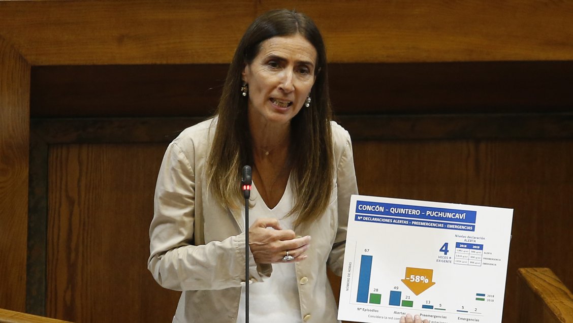 Ministra Schmidt pidió perdón a familias que viven en zonas de sacrificio