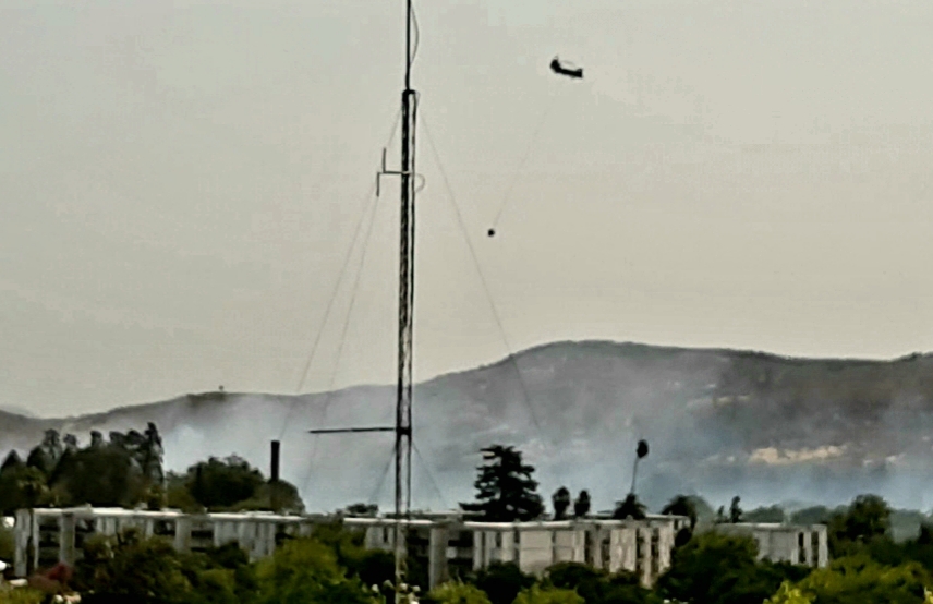 Alerta Roja por incendio forestal 