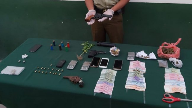 Carabineros desbarató red de microtráfico 