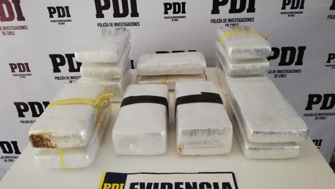 Operativo antidrogas terminó con dos detenidos y 24 kilos de marihuana incautados