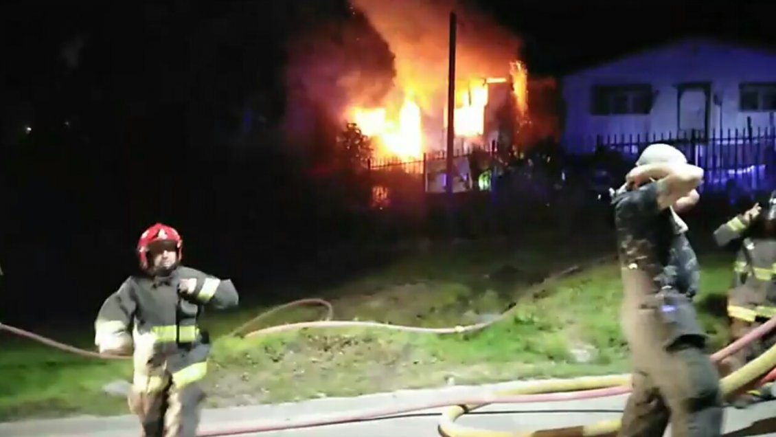 Un hombre murió al incendiarse la casa que habitaba en Castro