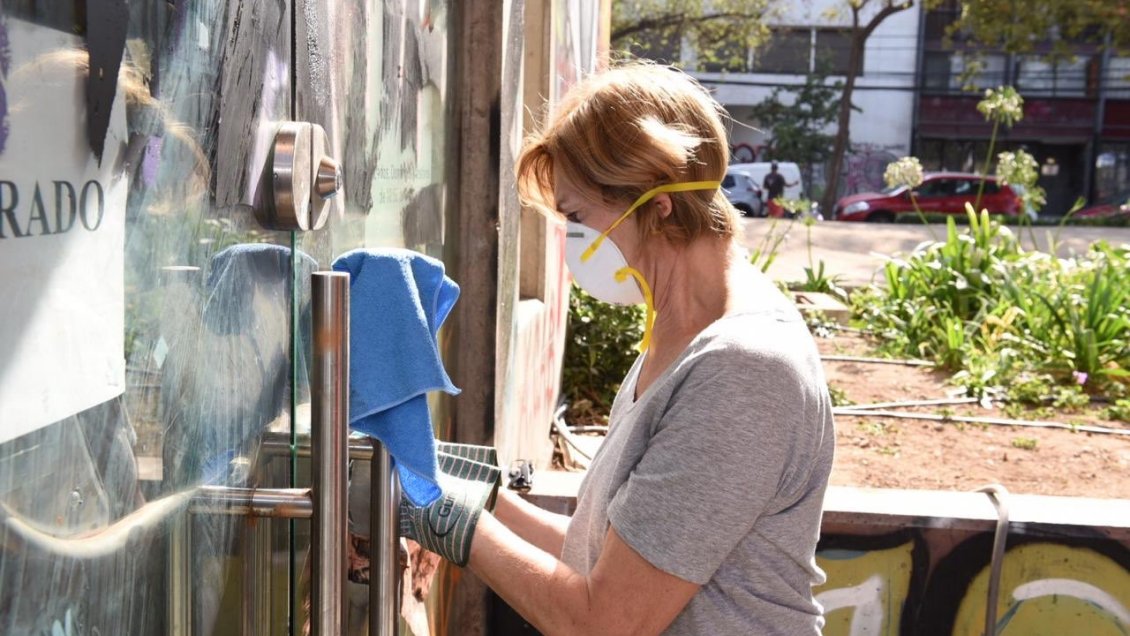 Alcaldesa Matthei encabezó jornada de limpieza en Providencia