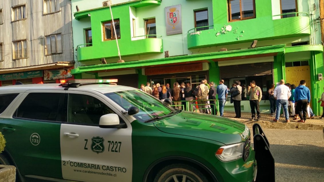 Un detenido por robo y daños en Municipalidad de Castro