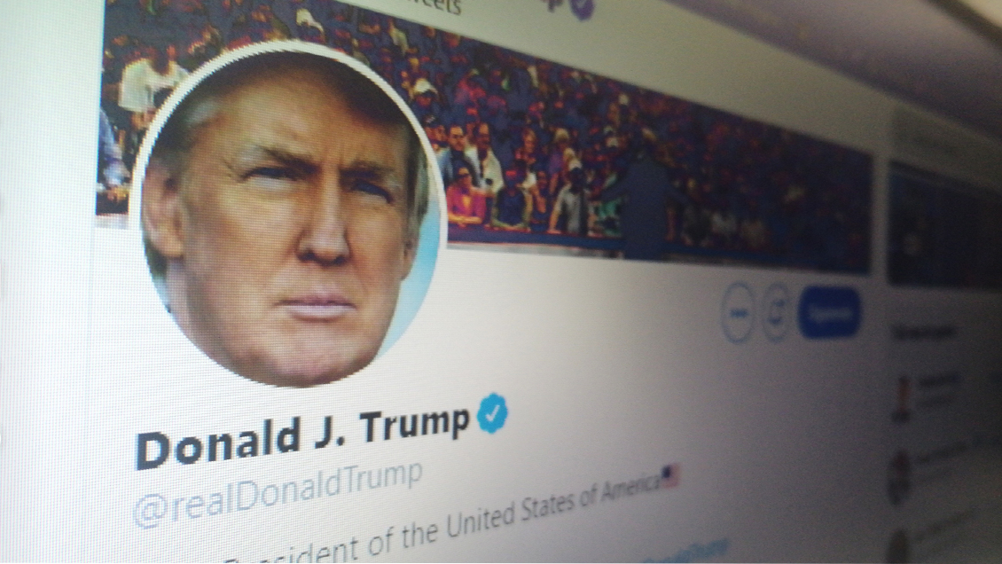 Trump batió su propio récord presidencial de tuits en un solo día